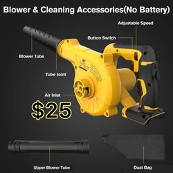 2-in-1 Cordless Leaf Blower  And Vacuum 