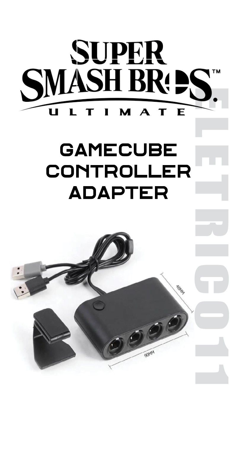 GameCube Controller Adapter for the Nintendo Switch