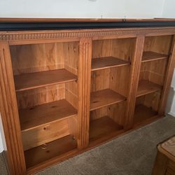 Large Wooden Hutch / Wall Unit