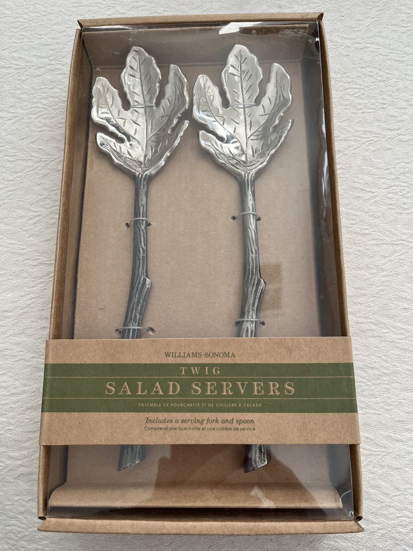 Twig Salad Servers by Williams Sonoma