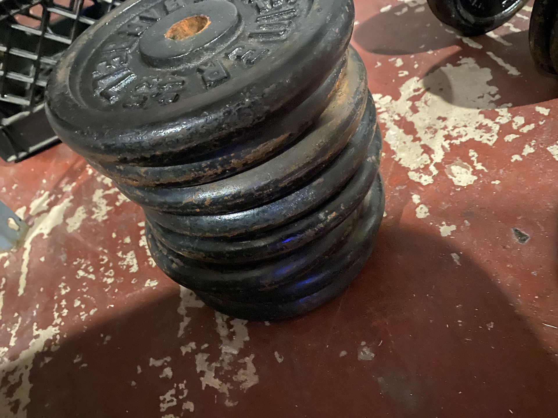 80Lbs of weights