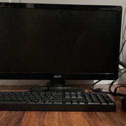 Acer Monitor With Kbm    