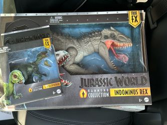 Two Mattel Hammond Collection Indominus Rex, & Hypsilophodon