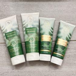 All for 15$ Brand New ! Eucalyptus Spearmint 2 body washes + 2 Lotion