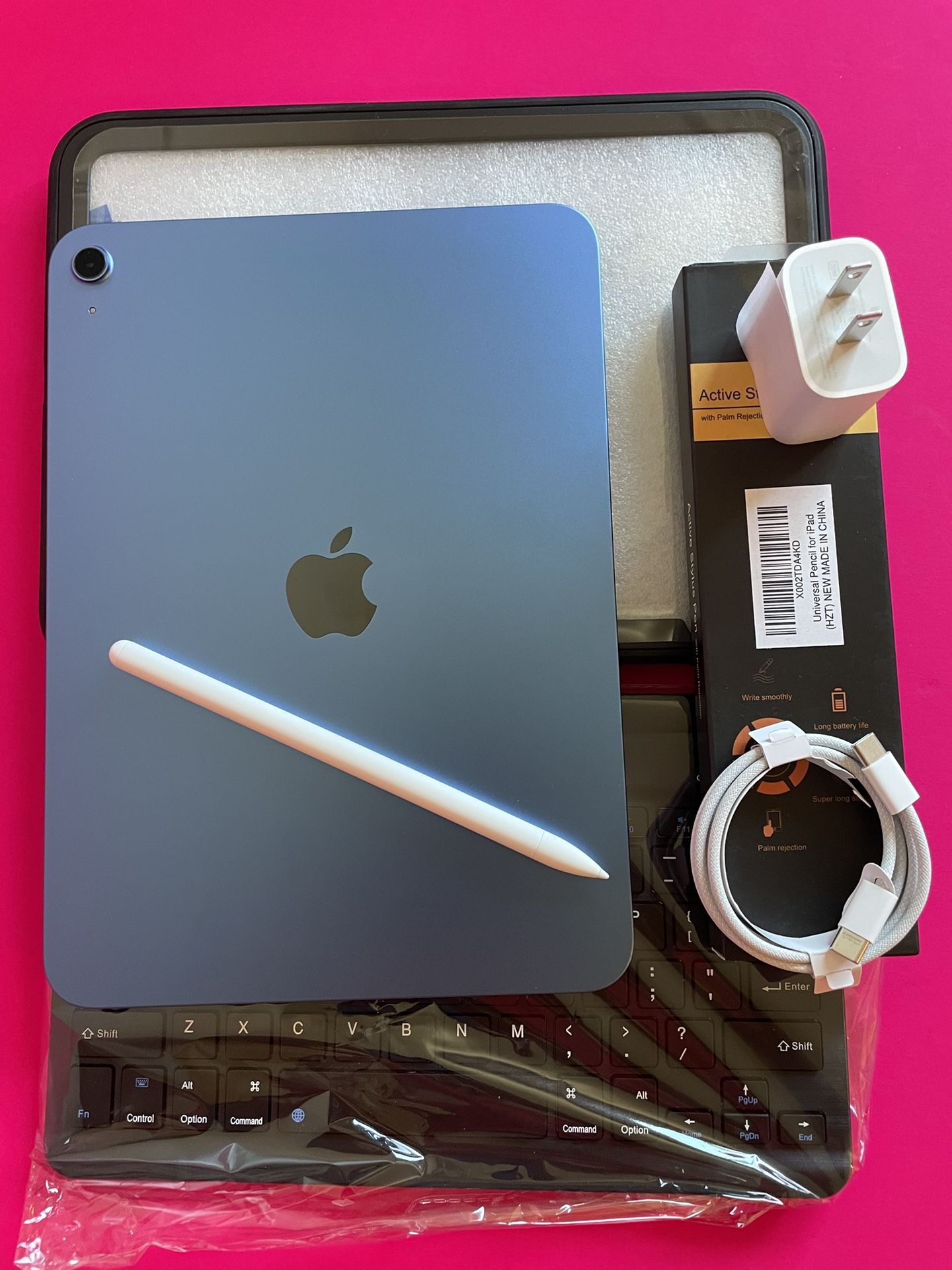 Apple iPad 11th Generation (2025 Newest / A17 chip) 512GB with Pencil, keyboard & case