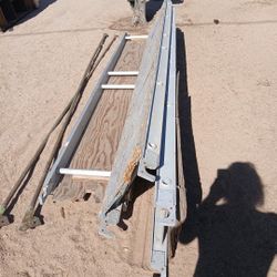 One Stage Of Scaffolding  With 3 Aluminum Planks  50.00 Each 