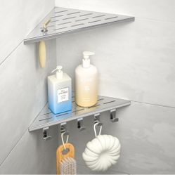 Shower Corner Shelf - Chrome