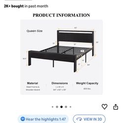 Queen Bed Frame 