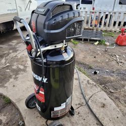 Husky 27 Gal. 200 PSI Oil Free Portable Vertical Electric Air Compressor