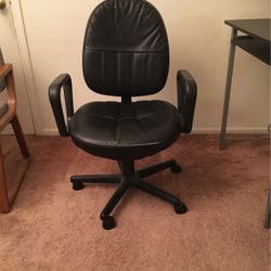 Padded Office Chair W/ Wheels