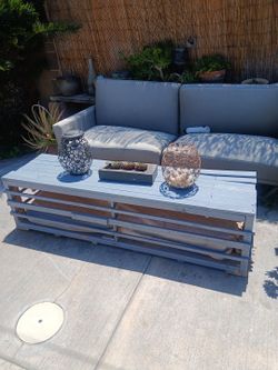 Wooden bench