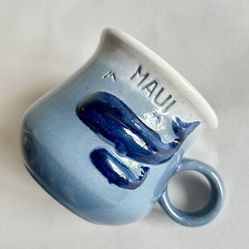 Vintage 8-oz K&S Hawaiian Creations Maui Pottery Mug 