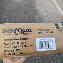 BRAND NEW SEALED IN BOX INNOVA INVERSION TABLE MODEL ITX9600