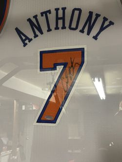 Carmelo Anthony Signed Game Model Jersey With Steiner Sports