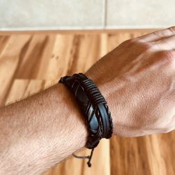 Leather Bracelet Set 
