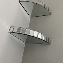 Corner Mirror Shelf 