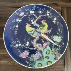 Antique Famille Noir Japanese Arita Yamatoku Porcelain