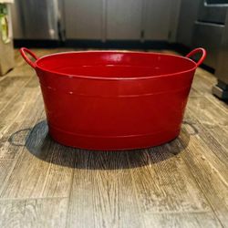 New Tablecraft Beverage Tub, 7 Gallon, Red