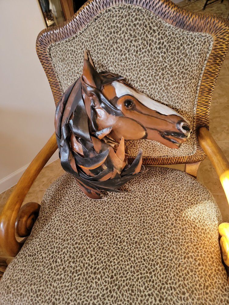Leather Horse Head