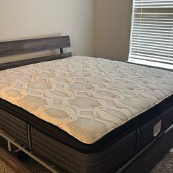 Full Bed Set (Mattress + Frame) - Brand New Condition