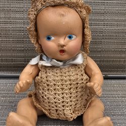 Old Antique Small Doll about 7" Lenth Very Old & Fragile 