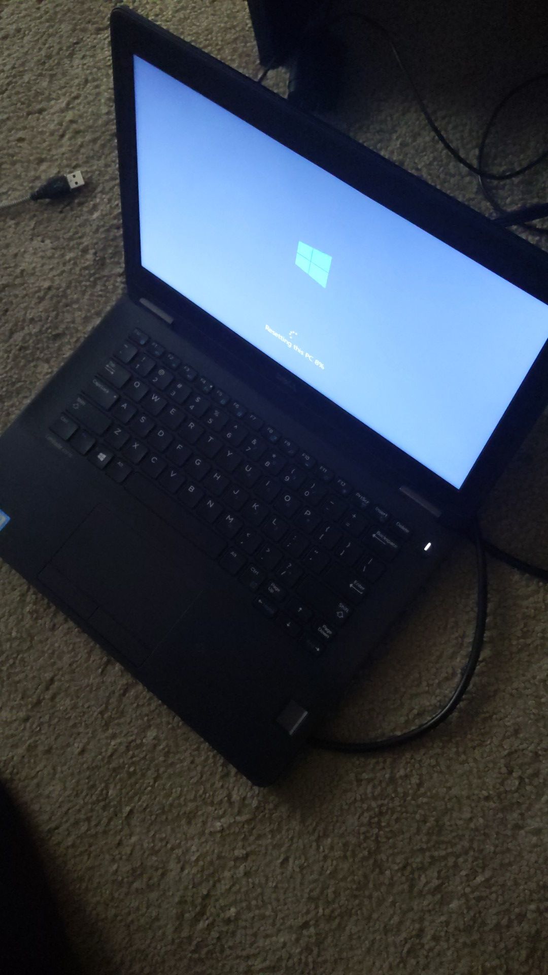 Laptop with charger
