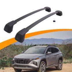 Crossbar Fits For Hyundai TUCSON NX4 2022-2026 Cross Bar Roof Rack black