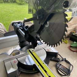 Ryobi 12 inch sliding compound miter saw deals