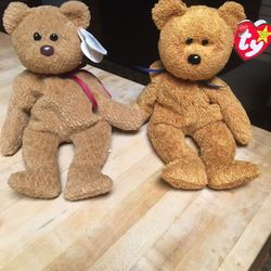 Curly and Fuzz Beanie Babies