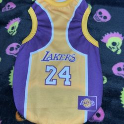 Los Angeles Lakers Kobe Jersey For Small Dog NEW