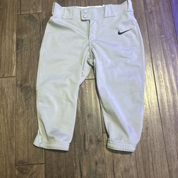 Nike Softball Gray Pants - Youth Small