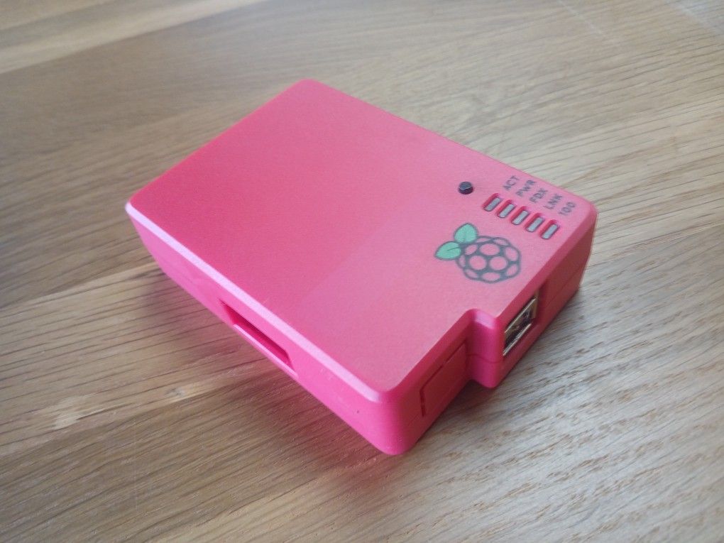 Original Raspberry Pi With Case