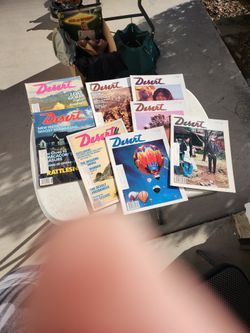 (8) Vintage DESERT Magazines