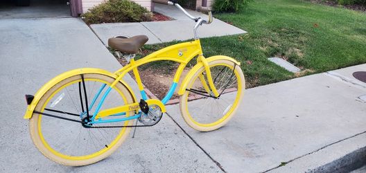 Yellow Beach Cruiser Pacifico Beer