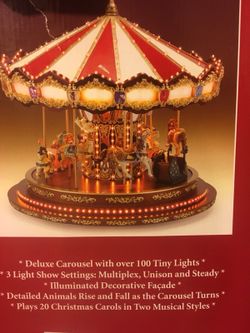 Christmas musical carousel