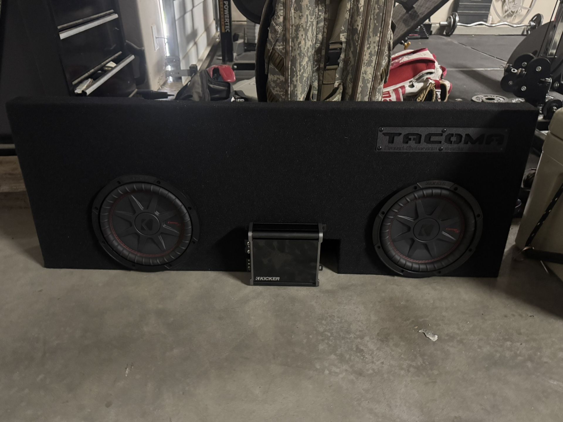 05-23 Tacoma 10” Subwoofer Setup