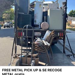 Free scrap metal pick up / se recoje todo tipo de metal gratis 