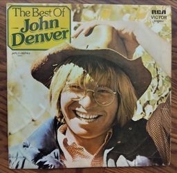 Vintage Best of John Denver Vinyl Record