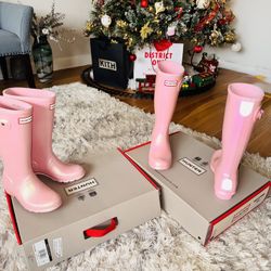 Hunter Girls Kids Rain Snow Boots Gucci Prada Nike Dior Uggs Alo Luluemon