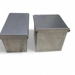 Set of 2 Bread Pan 1 loaf bread mold Without Slope Lid from Japan