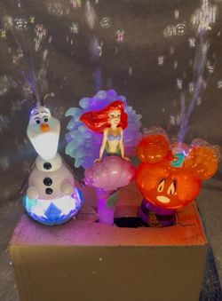 $25 FOR ALL Disney Bubble Wands – Olaf, Ariel & Halloween Mickey