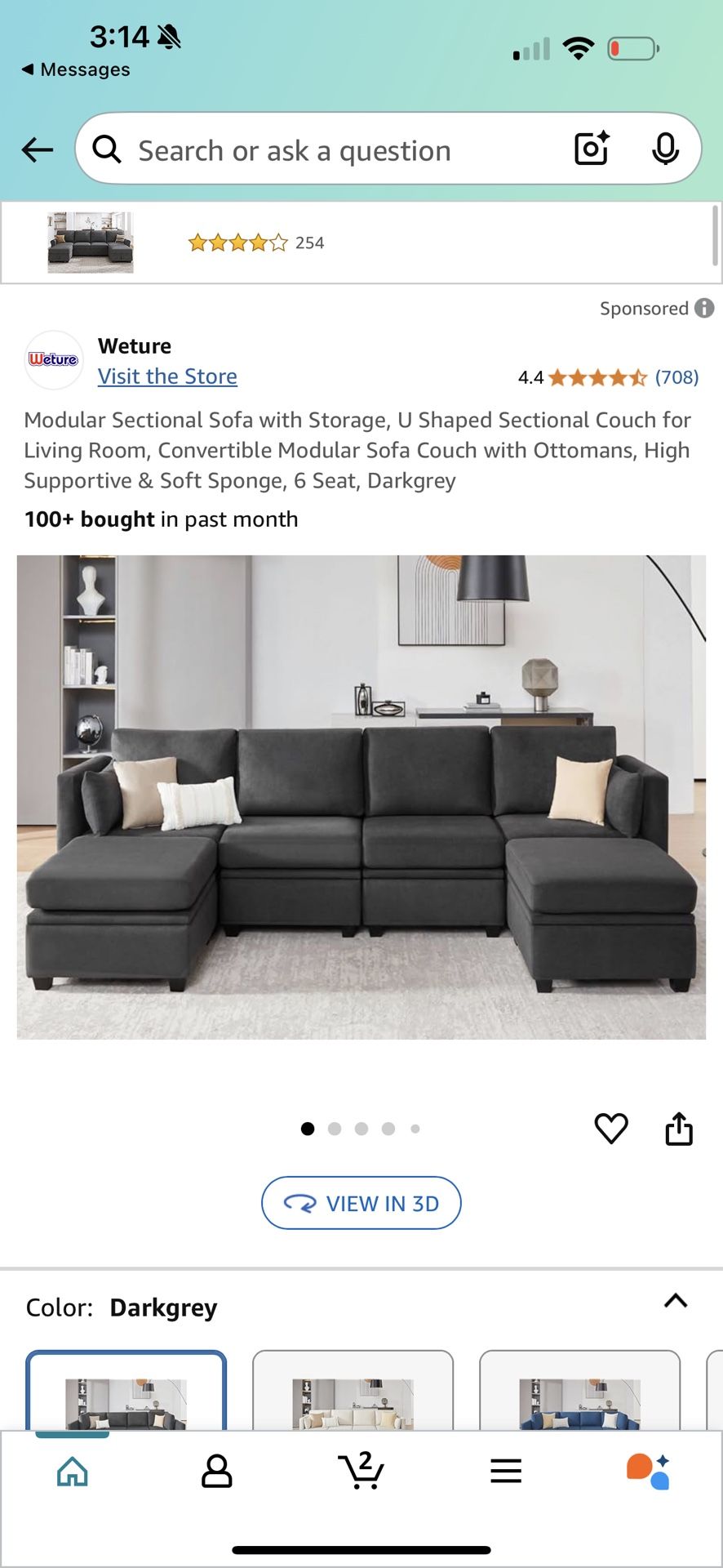 U Sectional Couch Sofa For Sell BRAND NEW