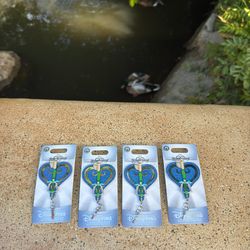 2026 Disney Parks Kingdom Hearts Fairy Harp Neverland Keyblade LE Pin