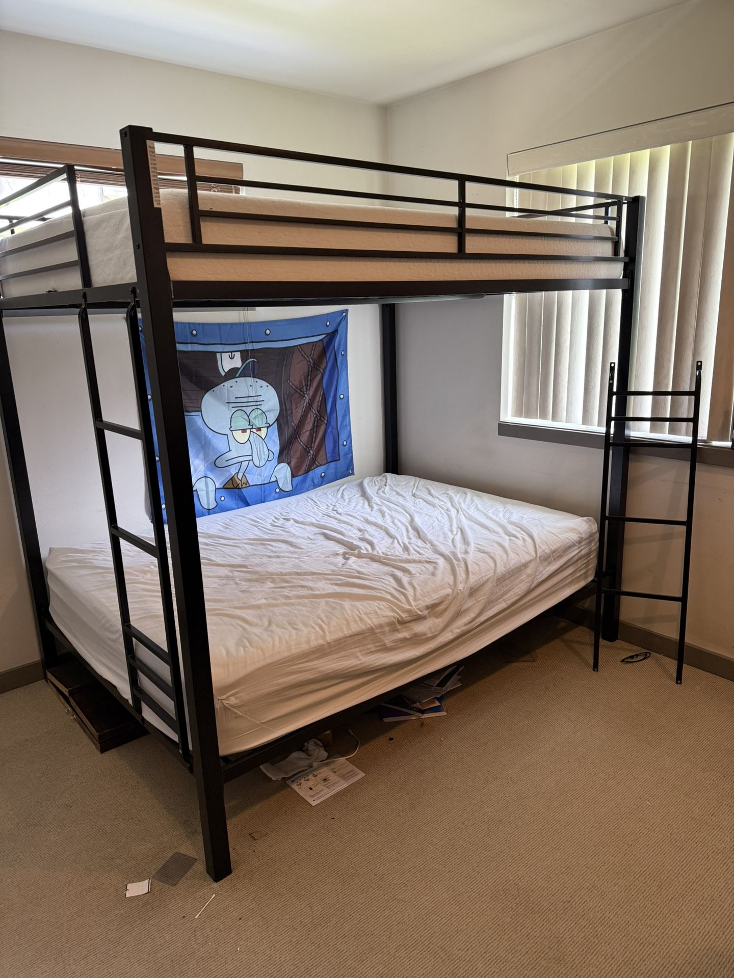 Like New Full/Full Bunk Bed Frame
