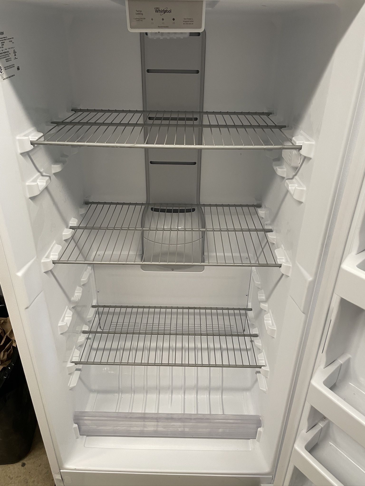 Whirlpool 2016 upright freezer