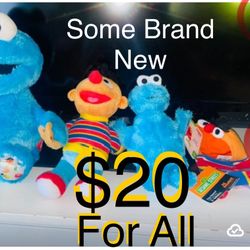 $20 For All some with Tag Sesame Street characters cookie 🍪 monster and Ernie and pet costume Ernie