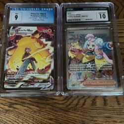 Pikachu VMax & Iono Trainer