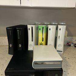 Lot of 7 Microsoft Xbox 360/One Consoles Parts/Repair