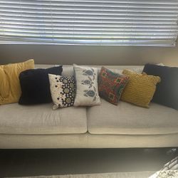 Couch With Cushions 