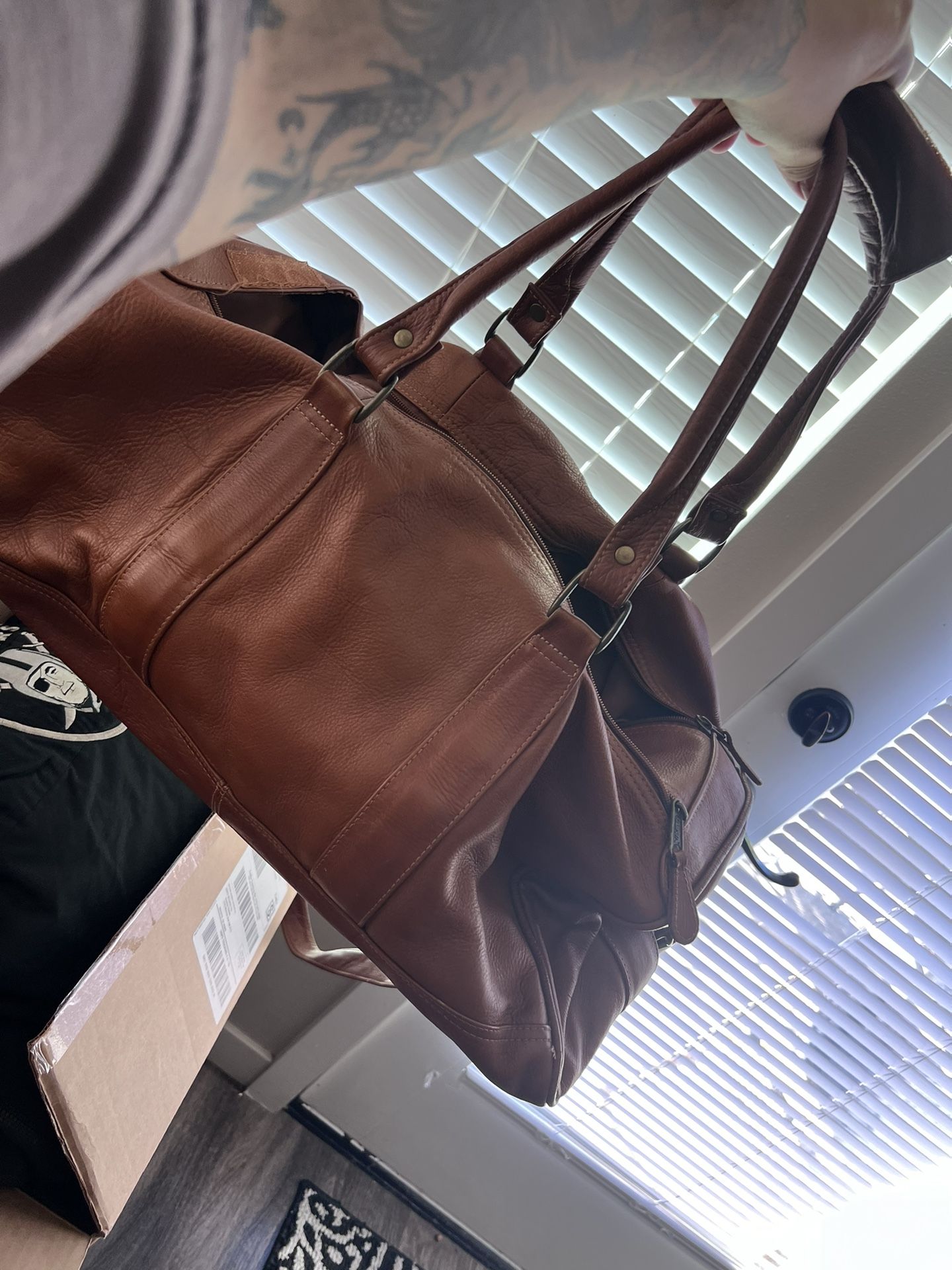 Clava Leather Duffle Bag